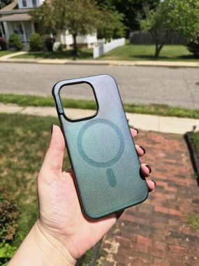 MagSafe PopSocket Purple & Green Mermaid iPhone 14 Pro Case